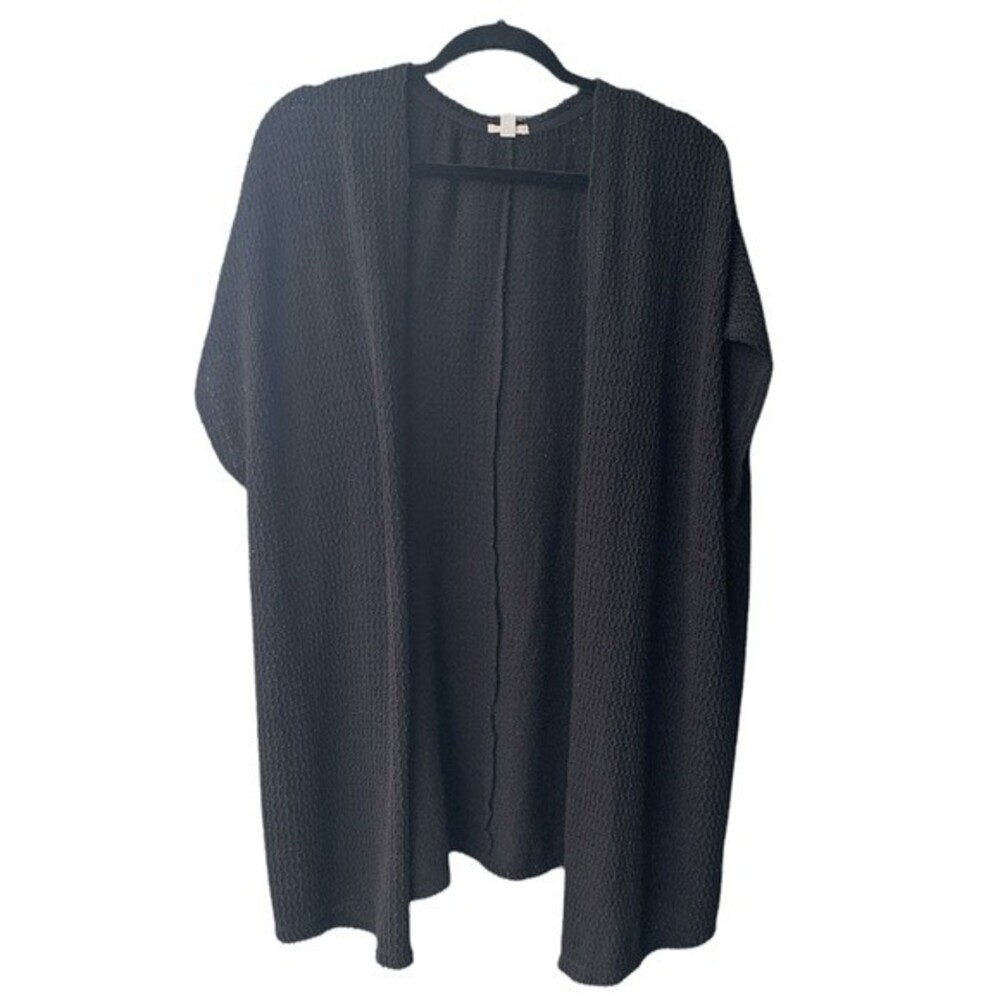 Ecote Black Knit Shrug Shawl Size XS S